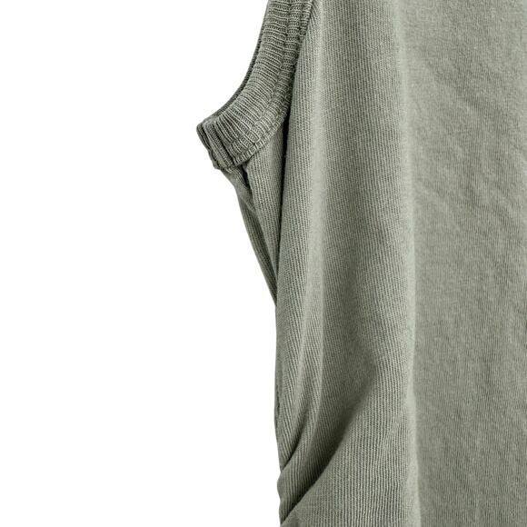 XiRENA Womens Pia Sleeveless Maxi Dress Size L Olive Sprig Cotton Casual Stretch - Picture 7 of 12